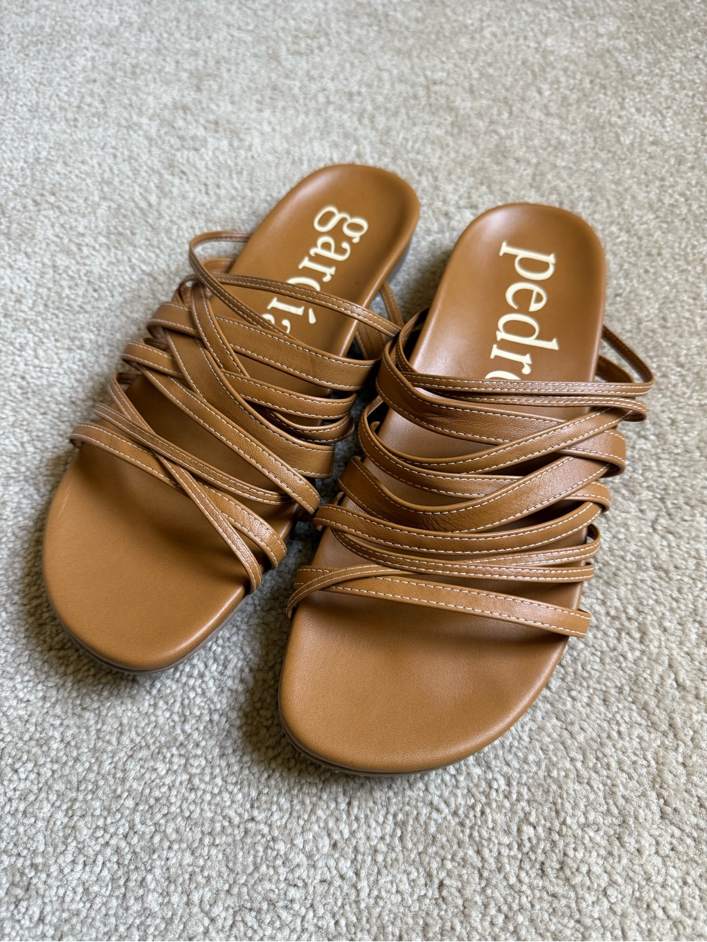 Pedro Garcia Leather 39/9 Bety Sandal Slides New